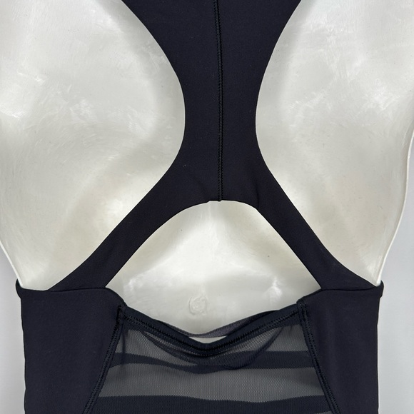 Lululemon | Womens Black Mesh Panel Racerback Active Workout Tank Top Sz 4 - Picture 8 of 11